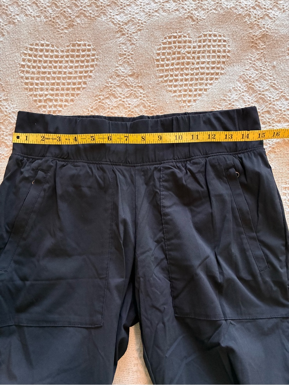 Columbia Utility Pants Black Nylon Stretch Pull-On Hiking Women’s Size M - Picture 4 of 13